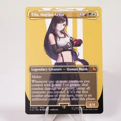 Tifa, Martial Artist Borderless 206 Final Fantasy FIC MTG NM Regular See Video - Image 1