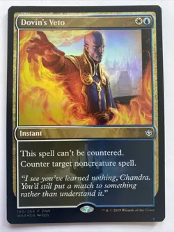 MTG Dovin's Veto FNM Promos 193/264 Foil Promo - Image 1