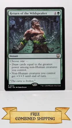 Return of the Wildspeaker Commander: Modern Horizons 3 Regular - Image 1