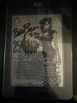 Signed Tifa Lockhart Full Art Premium FFVII 25th Anniversary Signed Britt Baron - Image 3