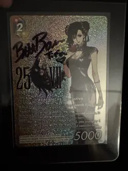Signed Tifa Lockhart Full Art Premium FFVII 25th Anniversary Signed Britt Baron - Image 4