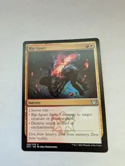 Rip Apart 225/275 Non Foil Uncommon Commander 2021 MTG Near Mint - Image 1