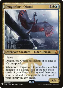 1x Dragonlord Ojutai NM-Mint, English Mystery Booster MTG Magic - Image 1