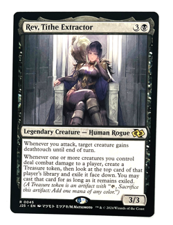 Rev, Tithe Extractor (Anime) #45 (NM) Foundations Jumpstart J25 Magic MTG fresh - Image 1