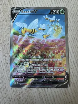 Beedrill V 161/189 Astral Radiance Special Illustration Rare Pokemon TCG NM - Image 1