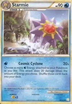 Starmie (#53/123) - Reverse Holofoil HG & SS - Base Set MP Pokemon - Image 1