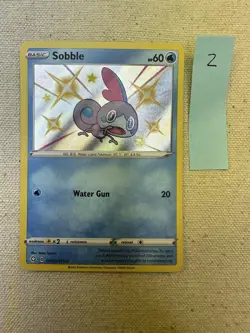 Sobble SV025/SV122 Baby Shiny Ultra Rare Shining Fates NM Pokemon TCG - Image 1