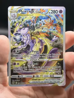 Mewtwo VSTAR Crown Zenith: Galarian Gallery GG44/GG70 Pokemon English NM - Image 3