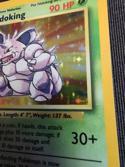 Pokemon TCG Nidoking Base Set 11/102 Holo 1999-2000 Wizards Base Set... - Image 4