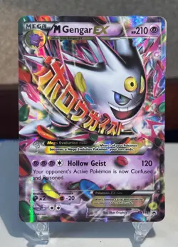 M Gengar EX XY166 XY Holo Pokemon - Image 1