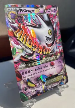 M Gengar EX XY166 XY Holo Pokemon - Image 3