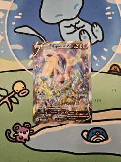 Pokemon TCG: Galarian Rapidash V Alternate Full Art (168/198) Chilling Reign NM - Image 1