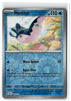 2024 Scarlet & Violet Series - Surging Sparks Mantine #40 Common Reverse Holo - Image 1