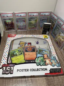 Pokemon TCG Scarlet & Violet 151 Poster Collection Box 3 Packs New Sealed 820650853166 - Image 3
