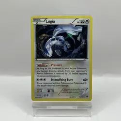 Lugia 78/124 Fates Collide Rare Cracked Ice Holo Pokemon 2016 LP - Image 1