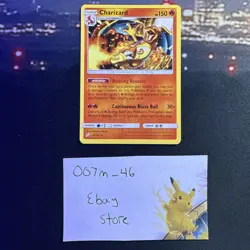 Pokemon Charizard 14/181 Team Up Sun & Moon Regular Rare MINT RARE sought After - Image 1