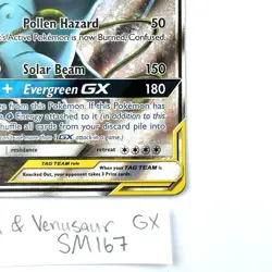 Celebi & Venusaur GX SM167 NEAR MINT Black Star Promo Pokemon TCG - Image 2