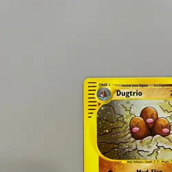 Dugtrio 10/165 Expedition Holo Rare Pokemon TCG MP - Image 2