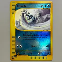 Totodile 135/165 Expedition Reverse Holo Rare Pokemon TCG MP - Image 1