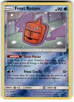 Frost Rotom 41/156 Rev Reverse Holo SM Ultra Prism Pokemon NM - Image 1