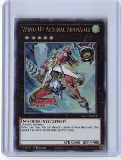 2x Wind-Up Arsenal Zenmaioh 1st Edition Ultra Rare BROL-EN083 Yu-Gi-Oh! - Image 3