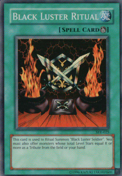 Black Luster Ritual - SYE-025 - Super Rare Unl NM - Yugioh - Image 1