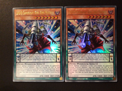 Yu-Gi-Oh! 2x D/D/D Supersight King Zero Maxwell, MP22-EN112, UR, 1.Ed., Near M. - Image 1