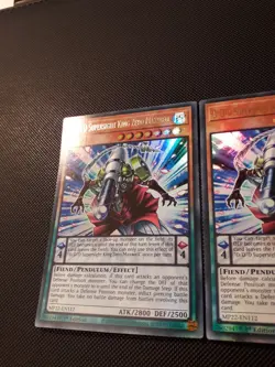 Yu-Gi-Oh! 2x D/D/D Supersight King Zero Maxwell, MP22-EN112, UR, 1.Ed., Near M. - Image 2