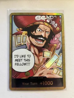 DON!! Card (Gol.D.Roger) (Gold) - Carrying On His Will (OP13) - Image 1
