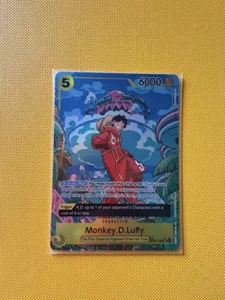 One Piece Card Game Monkey.D.Luffy Op07-109 SR Treasure Rare Alternate Art M/NM - Image 1