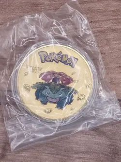 Pokemon Gold Collectible Coin Card Gift Set Souvenir Rare Pokemon - Image 1