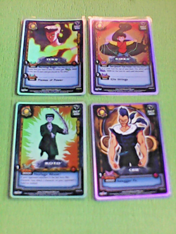 Yu Yu Hakusho TCG CCG 4 Card Lot Team Rokuyokai Starter Deck Foil Set - Image 1