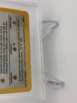 1999 POKEMON GAME Trading Card CLEFAIRY - HOLO #5 graded slab PSA EX 5 - Image 5