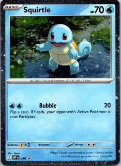 Squirtle - (Cosmos Holo) Holo Promo SV: Scarlet & Violet Promo Cards 048 NM - Image 1
