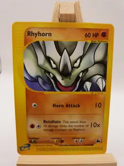 Pokemon Common Card : Rhyhorn 91/144 ( Skyridge Set) - Image 1