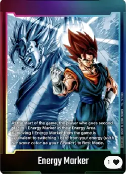 Dragon Ball Super Card Game Set of 6 Energy Marker Cards - Image 3