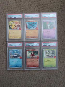 PSA 10 Sequential McDonald's Promo Complete Set Pikachu Pokemon Card Japanese - Image 1