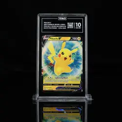 Pikachu V SWSH198 SWSH: Sword & Shield Promo Cards Holo TAG 10 - Image 1
