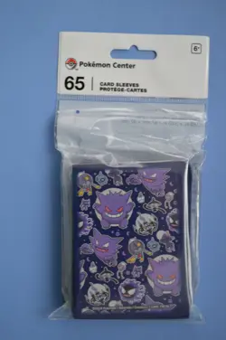Pokemon Center TCG 65 Card Sleeves Pack: Ghostly Gathering (705E12384) Gengar - Image 1
