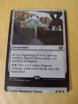 Magic: the Gathering Sacred Mesa_Geist-Honored Monk miscut misprint - Image 1