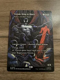 Magic The Gathering Marvel SpiderMan - Venom, King in Black #22 - Borderless - Image 1