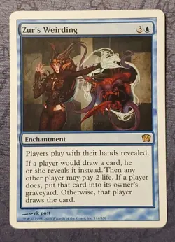 MTG - Zur's Weirding - 9th Edition Regular Rare 114/350 - Image 1