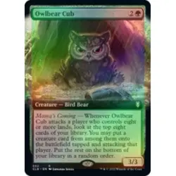 Foil Owlbear Cub (extended Art) X4 Commander Legends: Battle For Baldur's Gate - Image 1