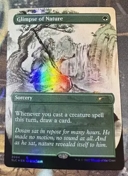 Glimpse of Nature FOIL 30th Anniversary Countdown Kit SLD Magic MTG Secret Lair - Image 1