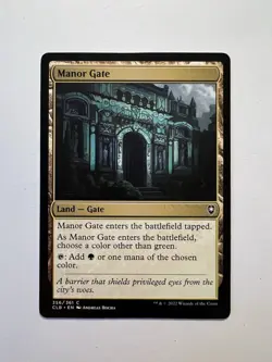 Manor Gate - MTG Commander Legends: Battle for Baldur's Gate - NM - Image 1