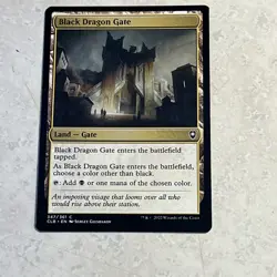 DDcards 🇨🇦MTG Magic Baldur’s Gate Commander Legends Black Dragon Gate - Image 1