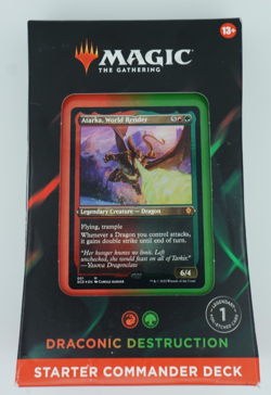 Magic: The Gathering Starter Commander Deck - Draconic Destruction (Red/Green) - Image 1