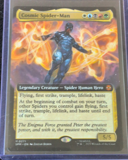 MTG Cosmic Spider-Man NM English Marvel's Spider-Man Mythic Non Foil - Image 1