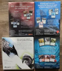 2014-18 NEW & FACTORY SEALED MTG 2 Person Duel Decks x4, NM-VF - Image 2