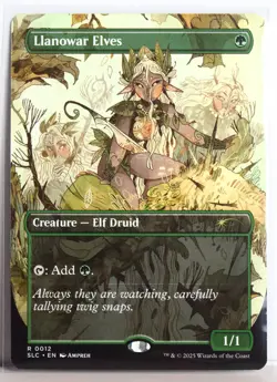 Llanowar Elves [New, Near Mint] Rare {An Encyclopedia of Magic SLD} - Image 1